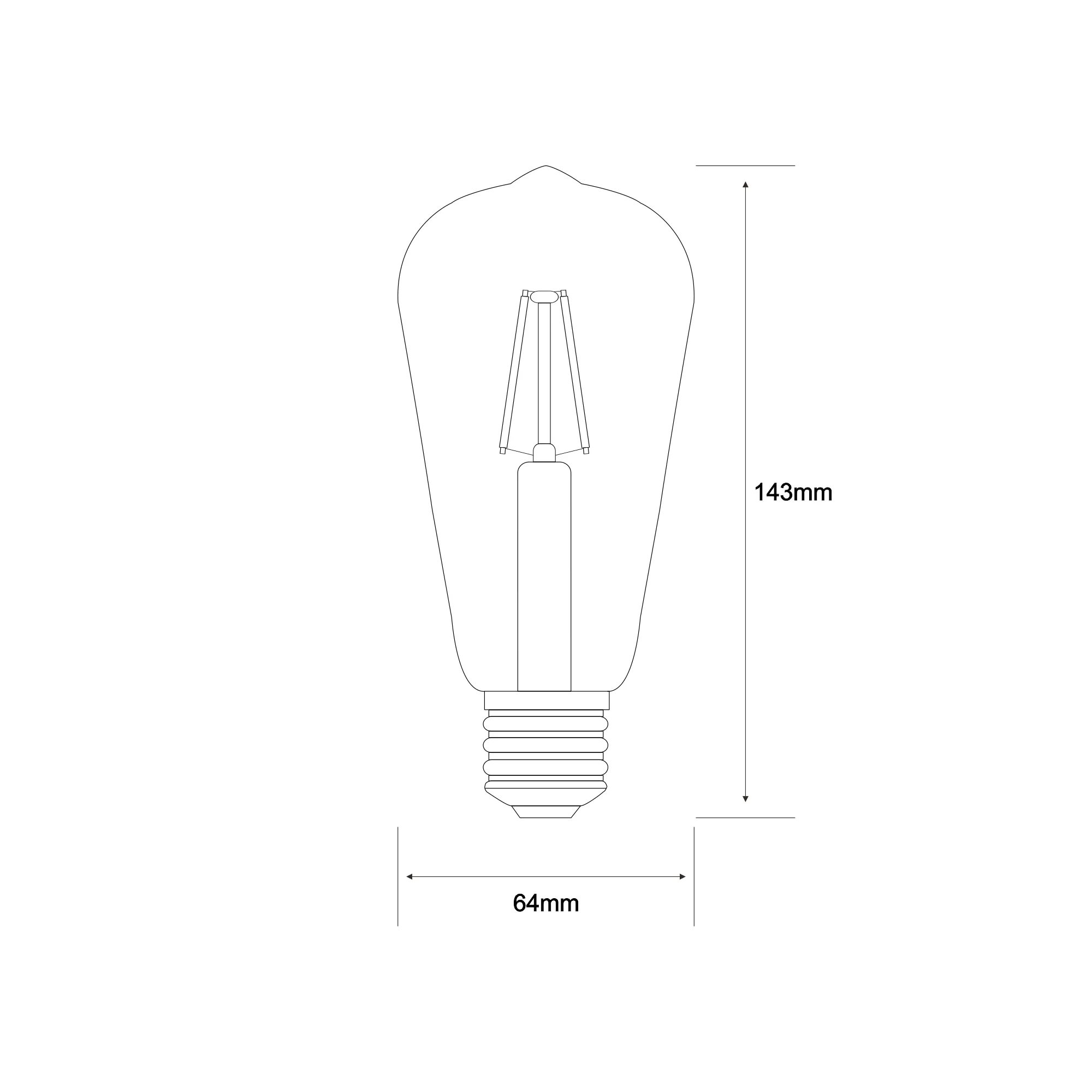 Classic Vintage LED Lamps Luxram Vintage
